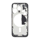 Keskirunko pikkutarvikkeineen iPhone 15 Prolle - Musta titaani OEM