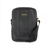 Guess Väska Saffiano Tablet Bag 10 tuumaa Musta