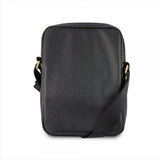 Guess Väska Saffiano Tablet Bag 10 tuumaa Musta