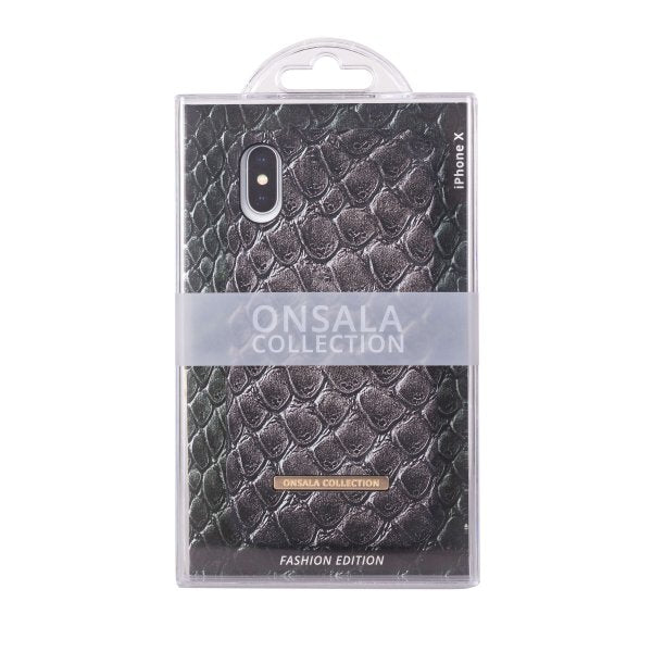 Onsala iPhone X/Xs kuoret Fashion Edition Black Cobra