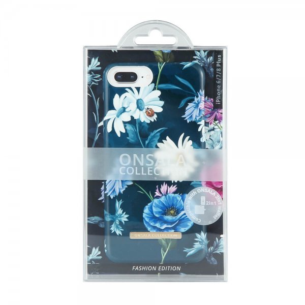 Onsala iPhone 6/6S Plus/iPhone 7 Plus/iPhone 8 Plus Kuori Fashion Edition Poppy Chamomile