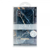 Onsala iPhone Xs Max -suojakuori Fashion Edition, harmaa marmori