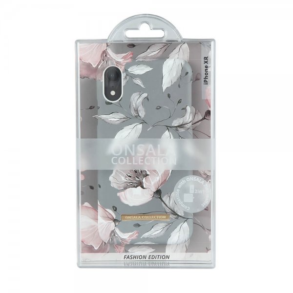 Onsala iPhone Xr -suojakuori Fashion Edition Flowerleaves