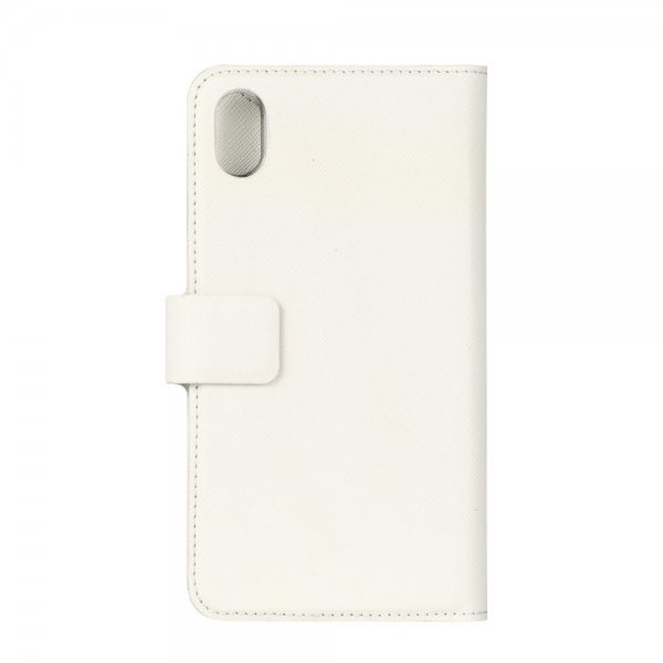 Onsala iPhone Xr -kotelo Fashion Edition, irrotettava kuori, Saffiano, valkoinen