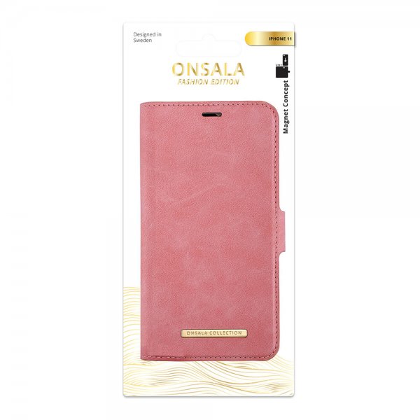 Onsala iPhone 11 -kotelo Fashion Edition, irrotettava kuori, Dusty Pink