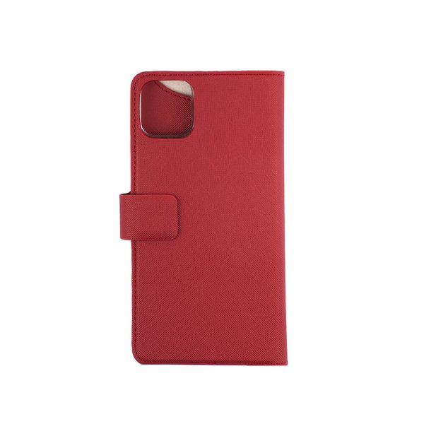 Onsala iPhone 11 Pro Max -kuoret Fashion Edition Irrotettava kuori Saffiano Punainen