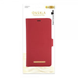 Onsala iPhone 11 Pro Max -kuoret Fashion Edition Irrotettava kuori Saffiano Punainen
