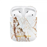 Onsala AirPods 1/2 Kuoret Fashion Edition White Rhino Marble
