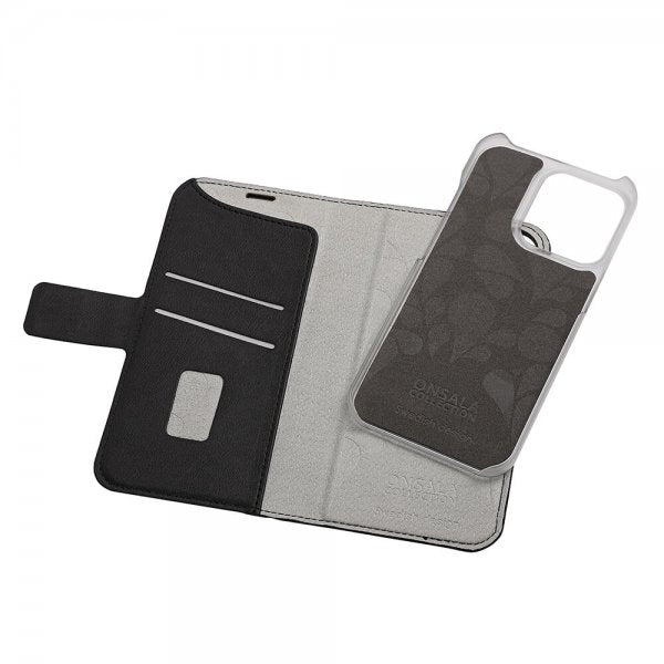Onsala iPhone 13 Pro -kotelo Fashion Edition, irrotettava kuori, Midnight Black