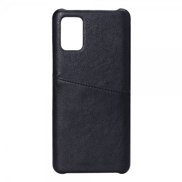 Onsala Samsung Galaxy A71 Kuoret korttipaikalla Musta