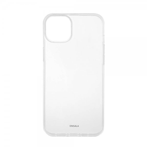 Onsala iPhone 14 Plus -kuori, kierrätettyä TPU-muovia, läpinäkyvä