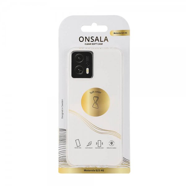 Onsala Motorola Moto G23 Kuori Kierrätetty TPU Läpinäkyvä