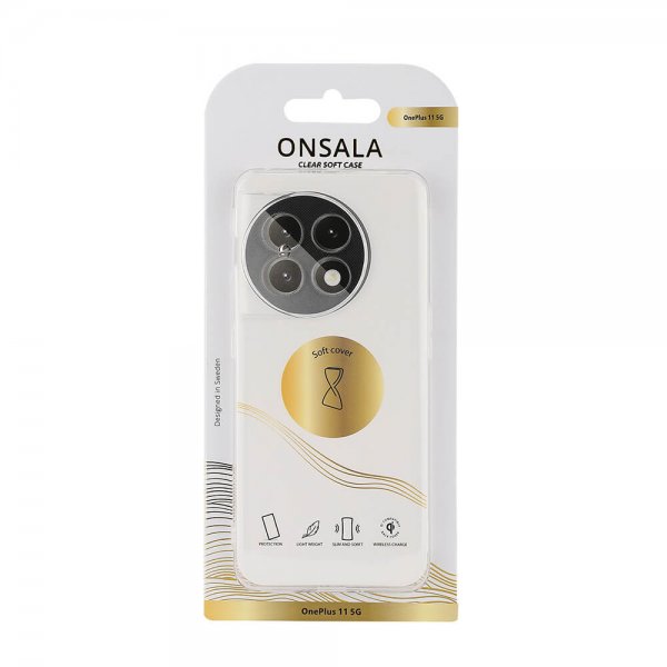Onsala OnePlus 11 Kuori Kierrätetty TPU Läpinäkyvä