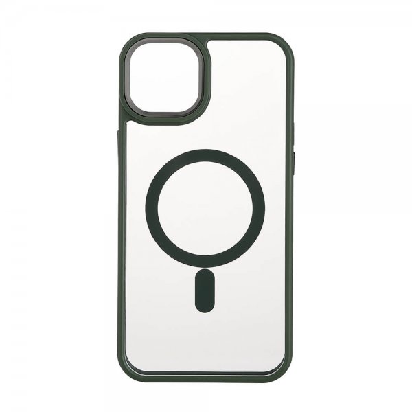 Onsala iPhone 15 Plus Suojakuori Bumper MagSeries Vihreä