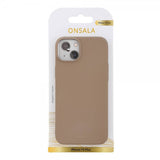 Onsala iPhone 15 Plus Ultraslim -kuori Sand Burst Beige