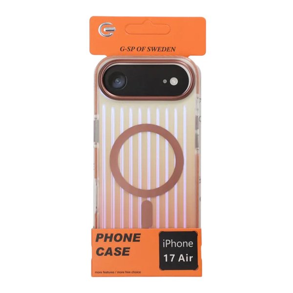 iPhone Air -kuori, aallotettu, MagSafe, ruusukulta