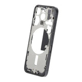 Keskirunko pikkutarvikkeineen iPhone 15 Prolle - Musta titaani OEM