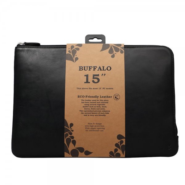 Buffalo Sleeve kannettavan suojakotelo 15" musta