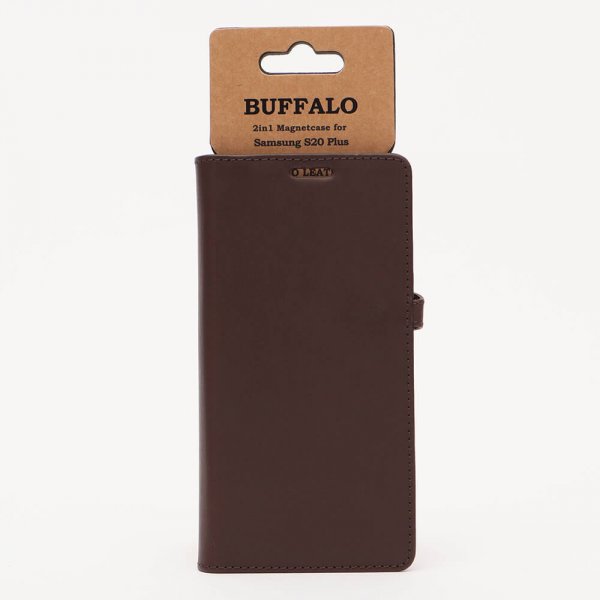 Buffalo Samsung Galaxy S20 Plus Kotelo 2in1 Magnet Case Ruskea