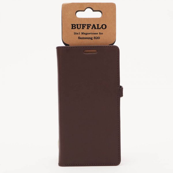 Buffalo Samsung Galaxy S20 Kotelo 2in1 Magneettikotelo Ruskea