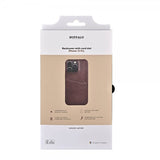 Buffalo iPhone 13 Pro -kuoret takakansi korttitaskulla, ruskea