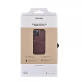 Buffalo iPhone 13 Pro Max -suojakuori, takakansi, korttipaikka, ruskea