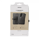 Buffalo Samsung Galaxy S22 Plus 2-in-1 Irrotettava Lompakkokotelo, Musta