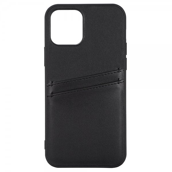 Buffalo iPhone 12/iPhone 12 Pro Suojakuori Korttipaikoilla Musta
