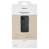 Buffalo iPhone 13 Mini Suojakuori Korttipaikoilla Musta