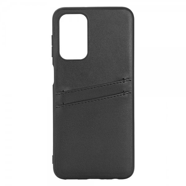 Buffalo Samsung Galaxy A23 5G -suojakuori, takakansi korttipaikoilla, musta