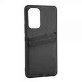 Buffalo Samsung Galaxy A53 5G -suojakuori, jossa korttipaikat, musta
