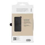 Buffalo Samsung Galaxy A53 5G -suojakuori, jossa korttipaikat, musta