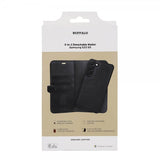 Buffalo Samsung Galaxy S23 Kotelo 2-in-1 Irrotettava Lompakko Musta