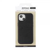 Buffalo iPhone 15 -kuori PU MagSeries, musta
