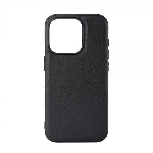 Buffalo iPhone 15 Pro -kuori PU MagSeries, musta