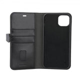 Buffalo iPhone 15 Plus -kotelo 3 korttipaikkaa irrotettava kuori MagSeries musta