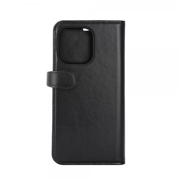 Buffalo iPhone 15 Pro Max -kotelo 3 korttipaikalla, irrotettava kuori, MagSeries Musta