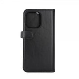 Buffalo iPhone 15 Pro Max -kotelo 3 korttipaikalla, irrotettava kuori, MagSeries Musta