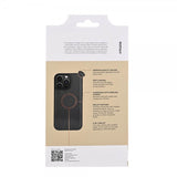 Buffalo iPhone 15 Pro Max -kotelo 3 korttipaikalla, irrotettava kuori, MagSeries Musta