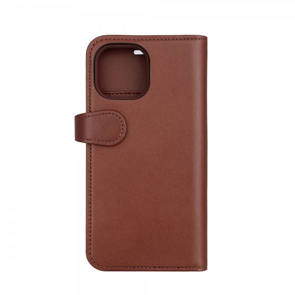 Buffalo iPhone 15 -kotelo 3 korttipaikkaa Irrotettava kuori MagSeries Ruskea
