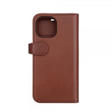 Buffalo iPhone 15 -kotelo 3 korttipaikkaa Irrotettava kuori MagSeries Ruskea