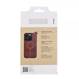 Buffalo iPhone 15 Pro -lompakkokotelo, 3 korttipaikkaa, irrotettava MagSeries-kuori, ruskea