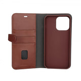Buffalo iPhone 15 Pro Max Kuori 3 Korttipaikkaa Irrotettava MagSeries Ruskea