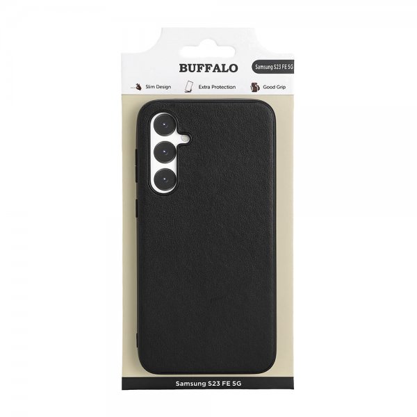 Buffalo Samsung Galaxy S23 FE Kuoret PU Musta