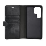 Buffalo Samsung Galaxy S25 Ultra Kotelo 2-in-1 Irrotettava Lompakko Musta