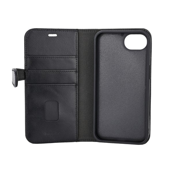 Buffalo iPhone 16/17 -kotelo 2-in-1 3 korttipaikkaa MagSeries Musta