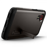 Spigen Samsung Galaxy XCover 5 kuori Tough Armor Gunmetal
