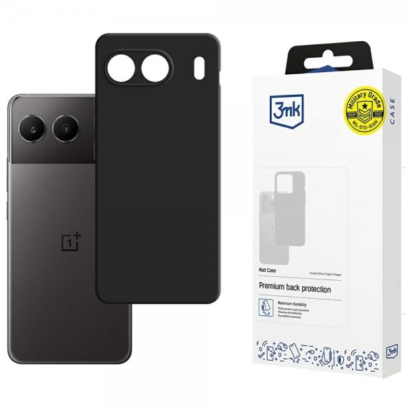 3mk OnePlus Nord 4 Kuoret Matta Musta