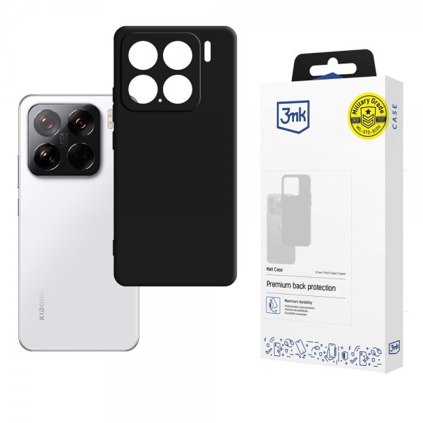 3mk Xiaomi 15 Kuori Matta Kotelo Musta