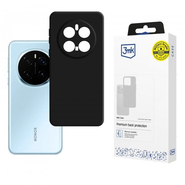 3mk Honor Magic 7 Pro Kuori Matta Case Musta